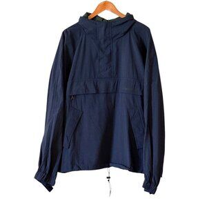 Timberland Weathergear Men's Hooded Windbreaker Navy Rain Outdoors Size XLarge